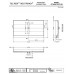 Tile Redi USA RT3460C-PVC-BN Redi Trench Shower Pan with Center Designer Brushed Nickel Trench Drain  34" D x 60" W - B015OG1HG0